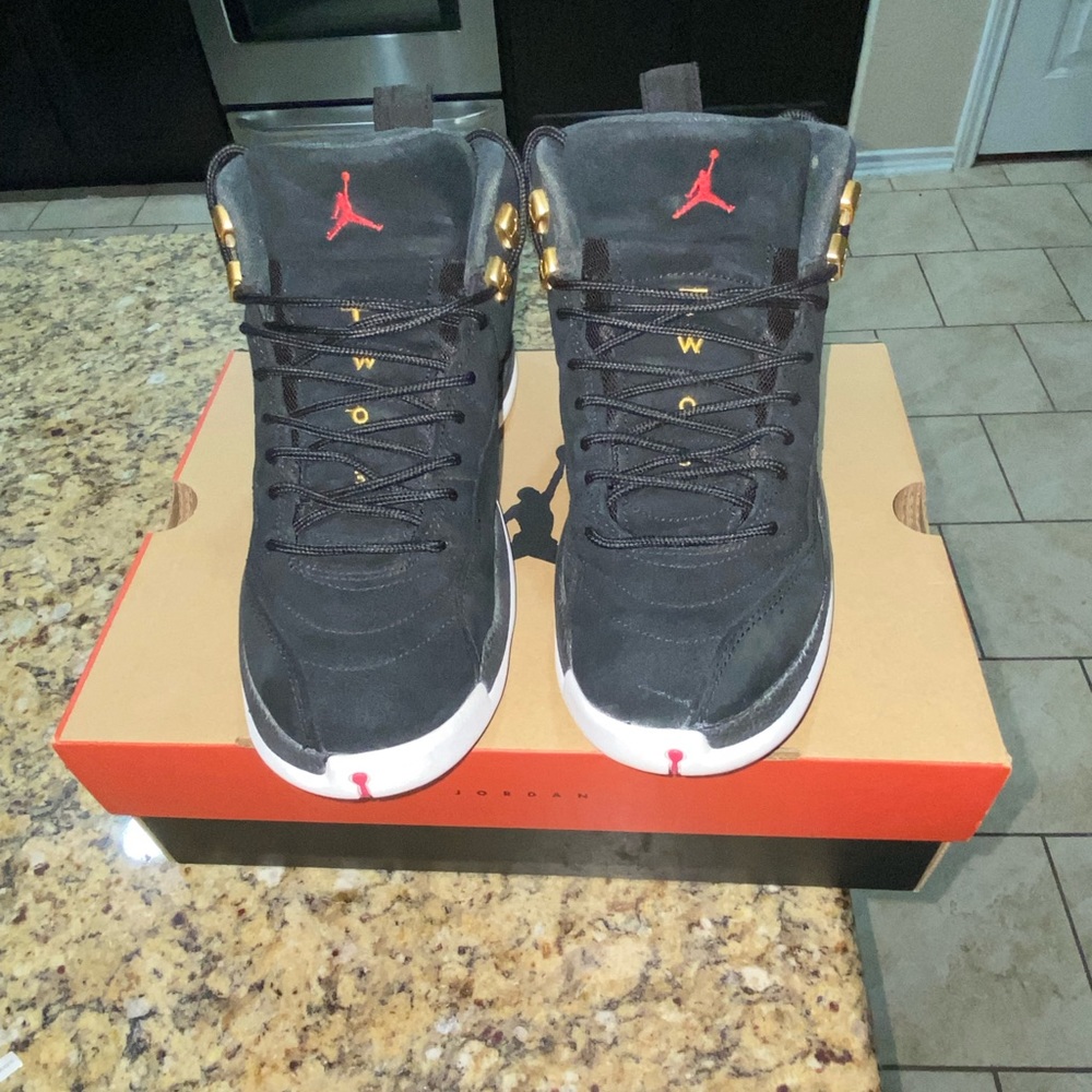 Jordan 12’s.